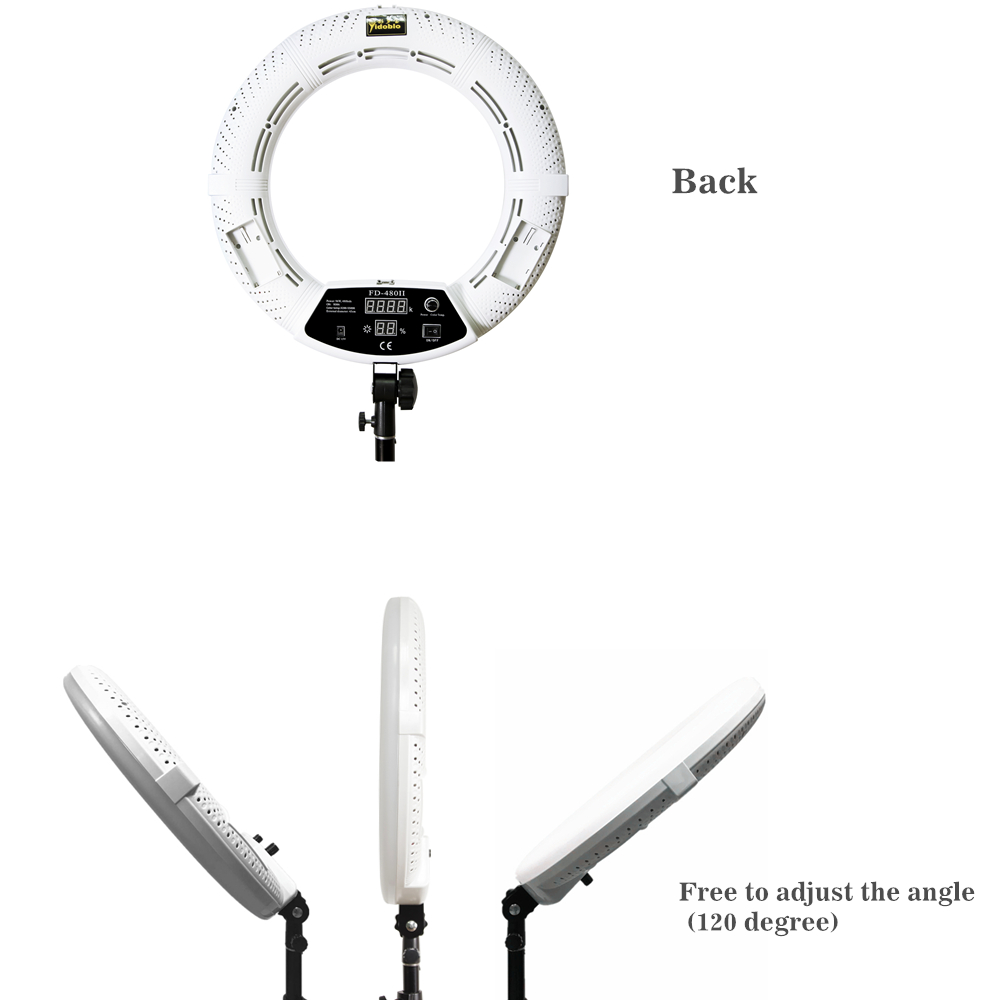 Description Picture 4 of itemYidoblo FD-480II 18" photography Studio Dimmable LED Ring lamp 480 LEDS Video Light Lamp Photographic Lighting + stand (2M)+ bag