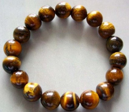 Fantastic Tiger Eye Gem Beads Tibetan Buddhist Prayer Mala Bracelet For Men with Free Mala Bag