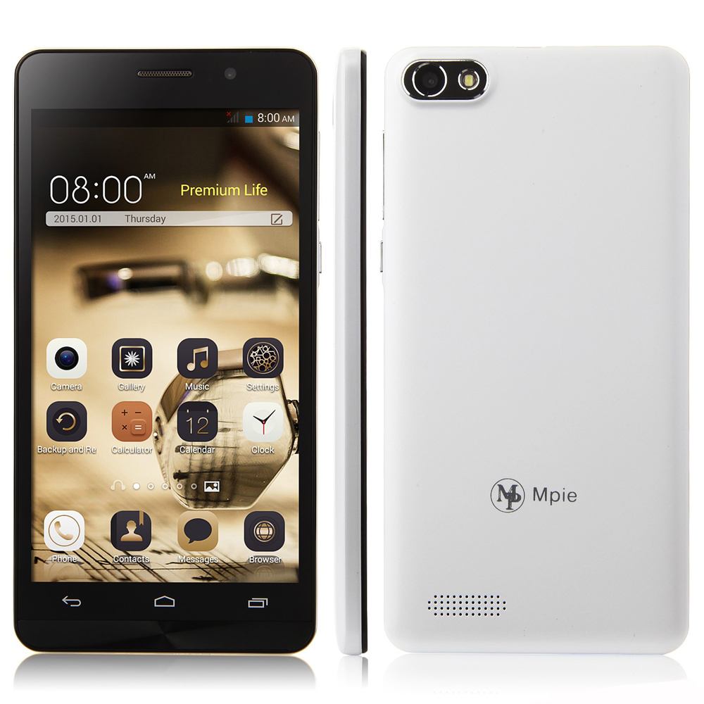 Mpie Z6 Smartphone 3G Android 4 4 MTK6572W 5 5 Inch QHD Screen Smart Wake 4GB