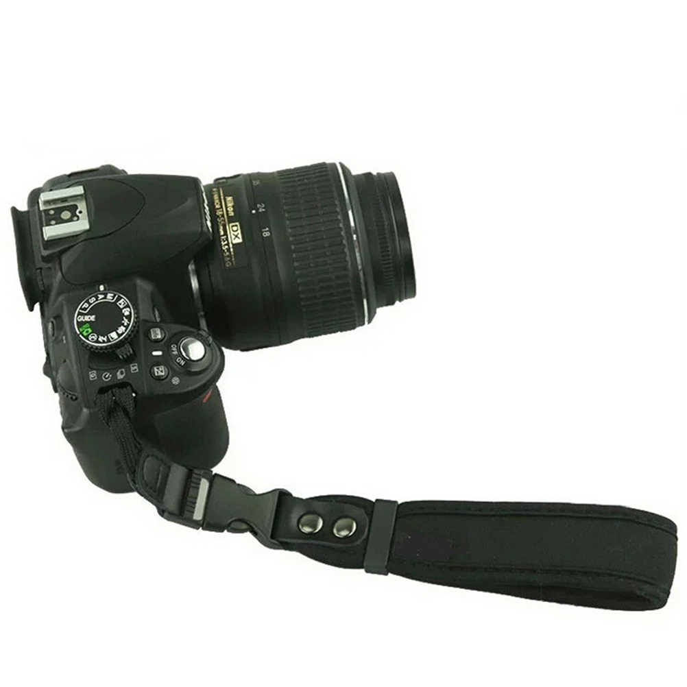 Empuñadura de cámara para Canon EOS Nikon Sony Olympus SLR//DSLR paño correa de muñeca *