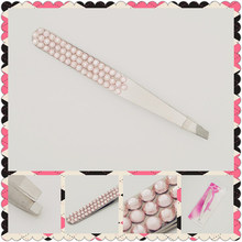 2015 New style Freeshipping Factory Direct Selling cosmetic use makeup tools stainless steel eyebrow tweezers for wholesales