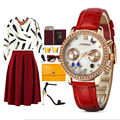 SINOBI Butterfly Women s Luxury Wristwatch with Dismond Luxury Bracelet Hot Sale 2017 Rose Gold Ladies