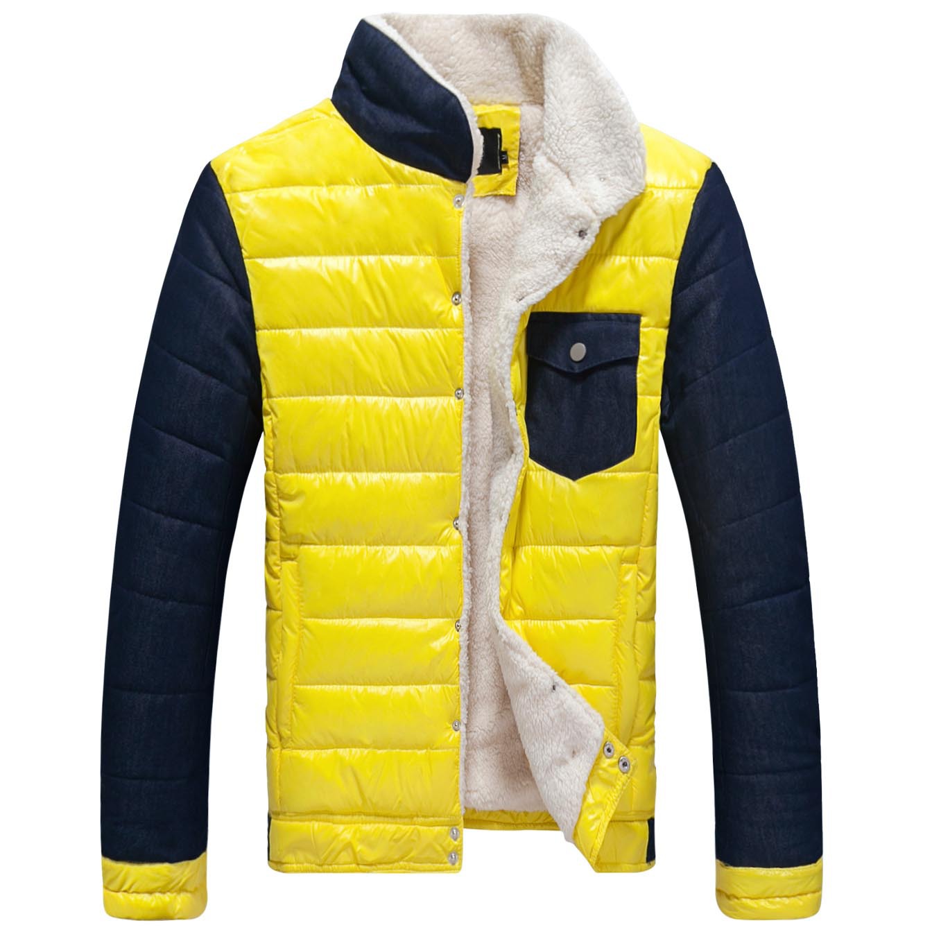 Men s winter clothes new collar color coat jacket youth SC coat large spot