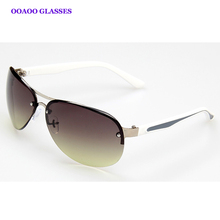 Men’s original single metal sunglasses tide frog mirror driving oculos de sol masculinogafas de soloversized 1272