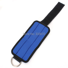 Black Blue Ankle Anchor Strap D ring Multi Gym Cable Attachment Thigh Leg Pulley Strap Lifting