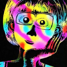 10 unids/pack alta calidad Color mágico tarjeta de la pintura arte negro dibujo raspado juguetes para los niños