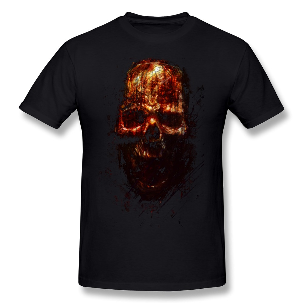 2015 Design Blind Scream men t shirts Exercise Men Short Sleeve Cotton 3D T Shirts Drop