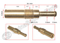 12PCS Thread M6x0 75 Slow Pilot JET For OKO KOSO CVK GY6 Carburetor ATV Buggy Go