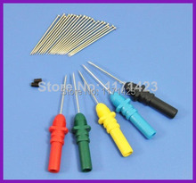 Hantek HT307 volver Pinning sondas de aguja Piercing sondas Set 5 colores surtidos envío gratis