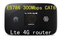 Desbloquear Huawei E5786 300 Mbps LTE Cat6 cat4 4 g LTE MiFi router Cat6 4 g LTE wifi rotuer móvel wifi dongle pk e5776 e589 e5186