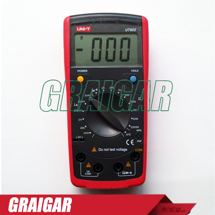 Digital Inductance Capacitance Meters UNI-T UT602 Insulation Tester RESIOSTOR Meter