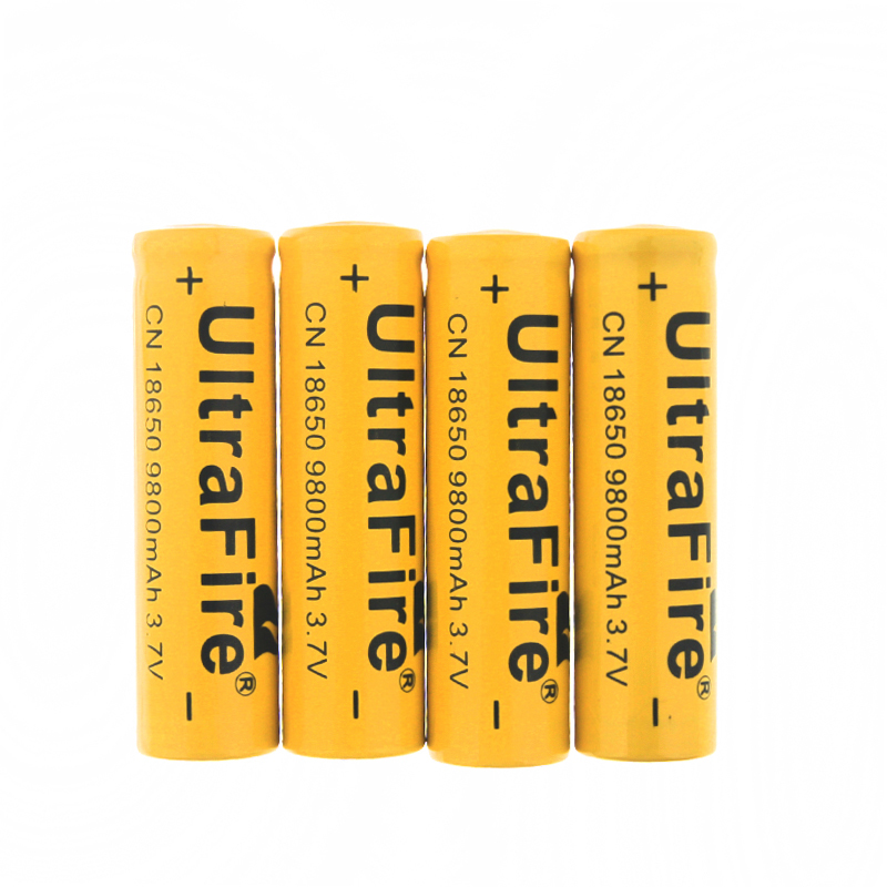Купить 18650 ultrafire 4шт/лот 3.7V 9800mah li-ion аккумуляторная ...