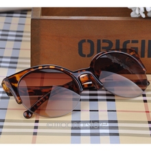 Gafas de sol Vintage Retro Cat Eye Round Sunglasses women Fashion Stylish Semi Rim Eyewear oculos