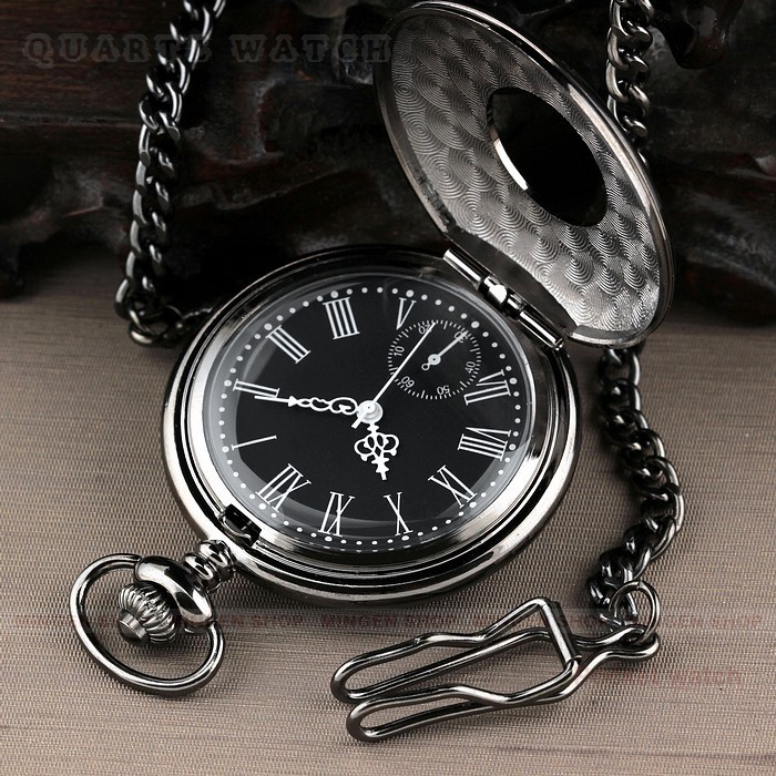 PQ105-Fashion-Black-Steel-Case-Dual-display-Skeleton-Men-Quartz-Pocket-Watch-Gift-Chain (2)
