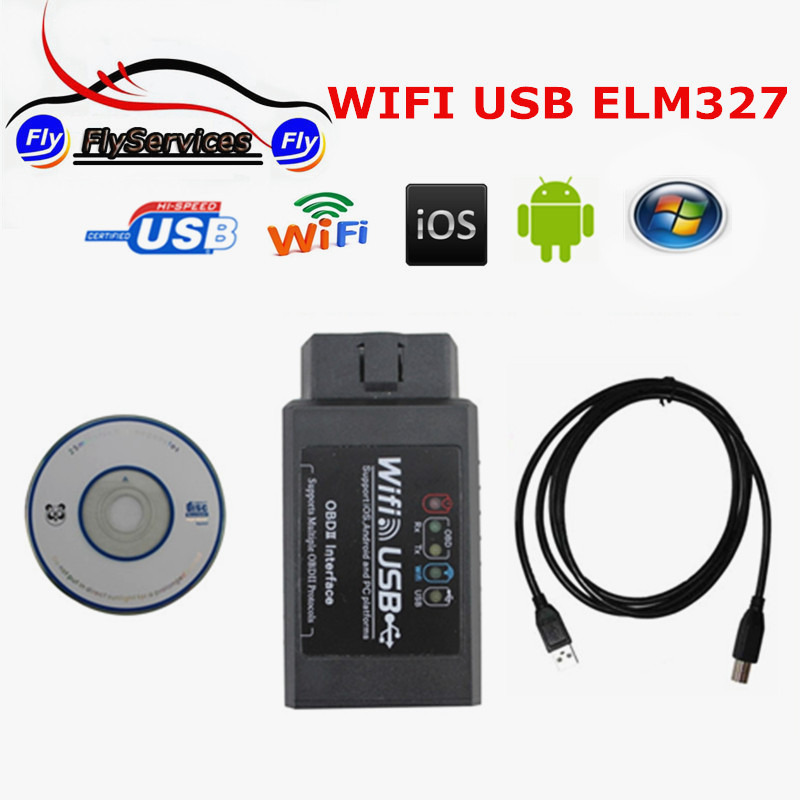    ELM327 WIFI USB WIFI327 ELM 327 OBD2