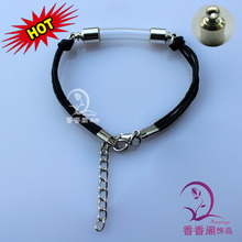 Rice vial bracelets, Glass Vial Bracelets (6MM Curve Vial,Screw caps)