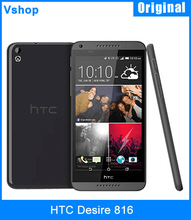 Refurbished Original HTC Desire 816 8GBROM 1.5GBRAM Smartphone 5.5 inch Android 4.4 Snapdragon MSM8228 Support 3G WCDMA GSM