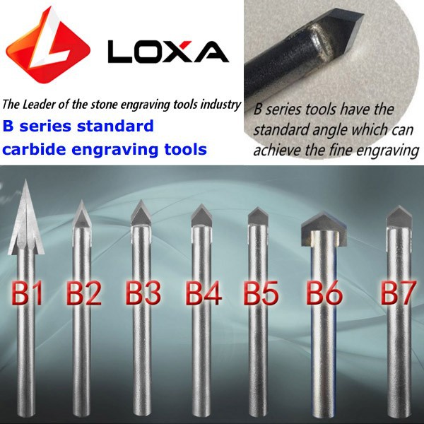 LOXA B Series Standard carbide engraving tools 1