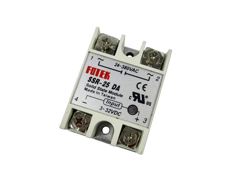 SSR 25DA AC single phase FOTEK solid state relay 25A SSR input 3 32V DC output 24 380Vin Relays