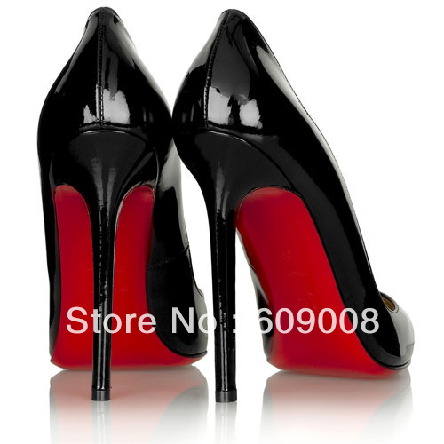 Aliexpress.com : Buy WOMEN Night black patent pointy high heels ...