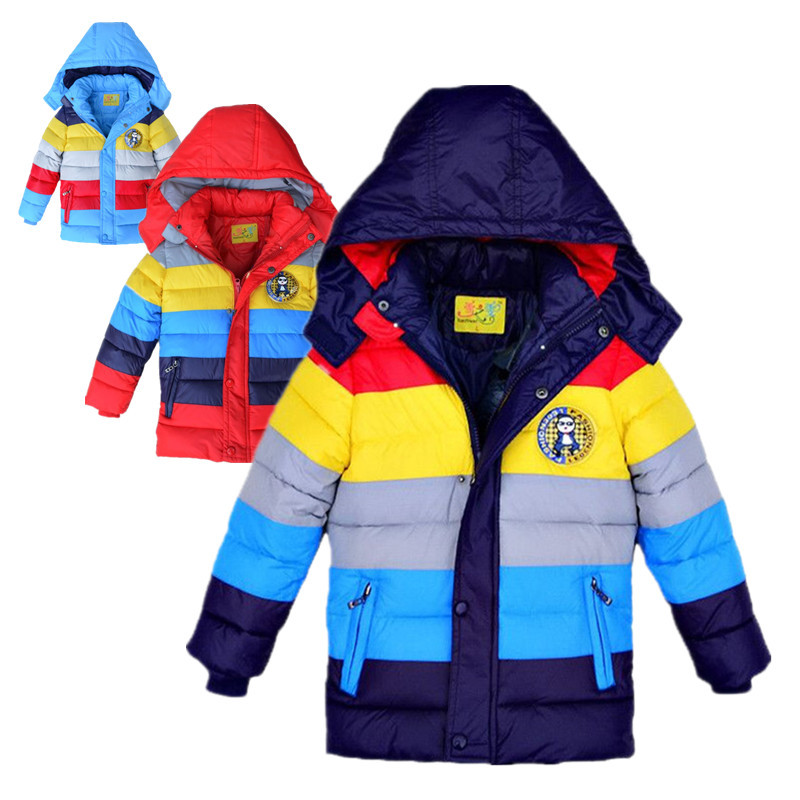 2015 KIDS jackets autumn Winter outerwear family clothing striped children outerwear coats baby girl boy clothes