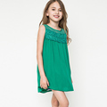 Girls Vest Dresses Cotton Kids Party Clothing Costume Dress for Teenage Girls Clothes 7 14 Years