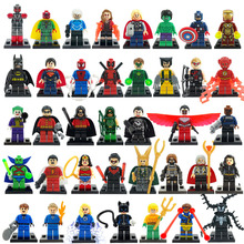Marvel DC Super Hero Minifigures 38pcs lot Classic Building Blocks Sets Model Bricks Toys For Children