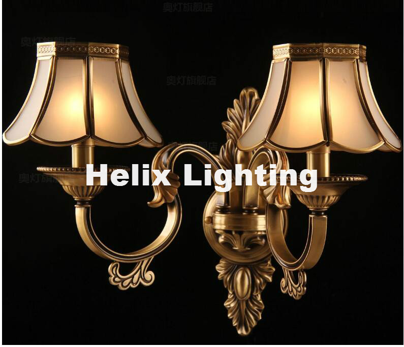 Description Picture 3 of itemFree Shipping European Classical Luxury Bronze Copper Art Outdoor Wall Lamp for Bedroom aisle Living room Corridor Garden Lamp