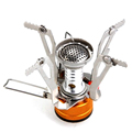 Outdoor Camping Picnic BBQ Butane Gas Burners Portable Camping Mini Steel Stove Cooker Miniature Portable