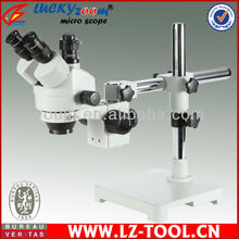 Envío gratis! 7X-90X boom solo soporte microscopio, digital microscopio zoom + 5 M de la cámara