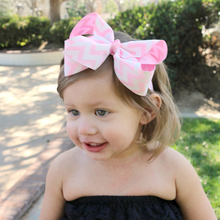 1 pieces New Arrive Baby Bow Knot Headband Cartoon Flower Hair Band Baby Headband Elasticity Accessories W167