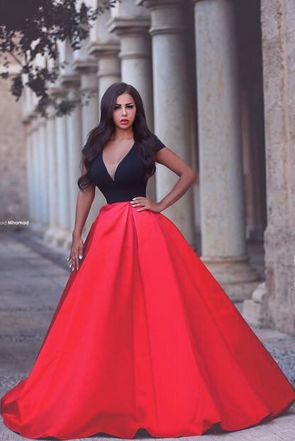 vestidos de noche 2016 rojos