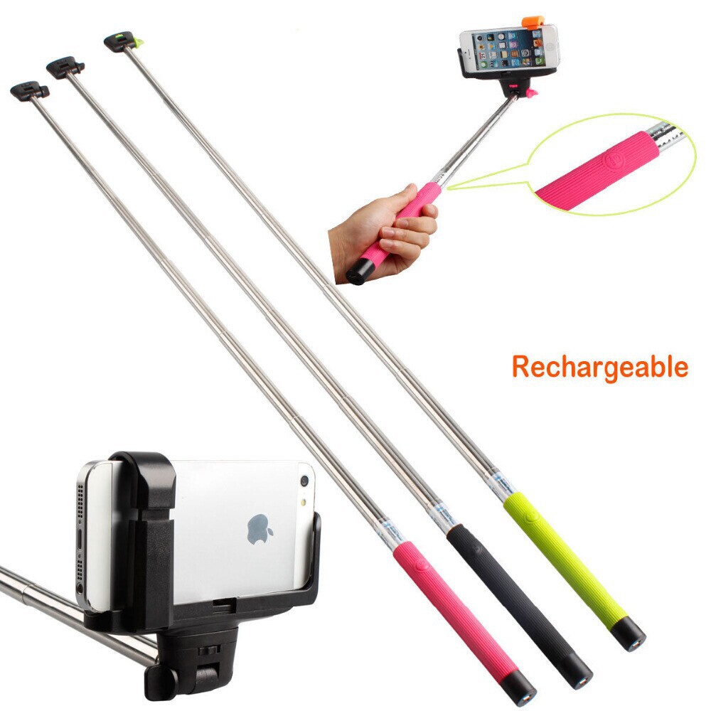Hot Extendable Bluetooth Monopod Suits for ios android Smartphone with phone Holder for 6 and 6plus