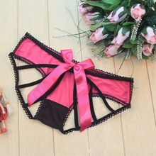 Women’s Sexy Short Back G-string T-back hollow out bowknot Underwear for women sexy panties women sexy lingerie