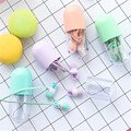 2017 New Pill Cute Earphone in ear Candy Color Girl Earphone Universal 3 5mm for iPhone