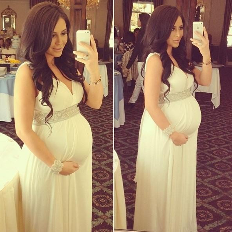 vestidos para embarazadas 2016 largos