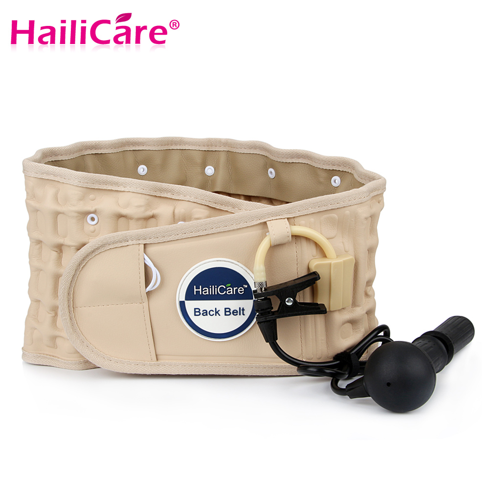 Hailicare Body Relaxation Massager Back Belt Spinal Air Traction Physio