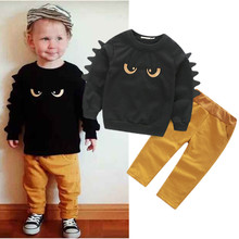 fasion kids clothes moster shape boys clothes cute children clothing new baby boy clothes