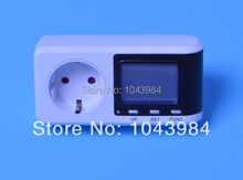 2PCS LOT wholesale Power energy Watt Voltage Amps digital power meter Analyzer with carbon emissions display