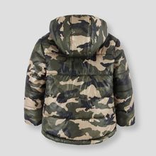 2015 Kid s Boy s Brand Camouflage Winter Coats 2 7 Years old Children Hooded Outerwear