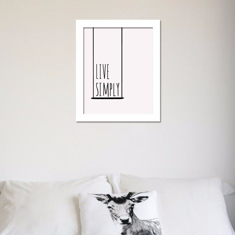 Hoge kwaliteit groothandel zwart wit canvas quotes van chinese ... Schilderij woonkamer white