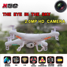 Free shipping Syma X5C Quadrocopter 2.4G 6 Axis GYRO HD Camera RC Quadcopter RTF Helicopter RC Drone with 2.0MP Camera