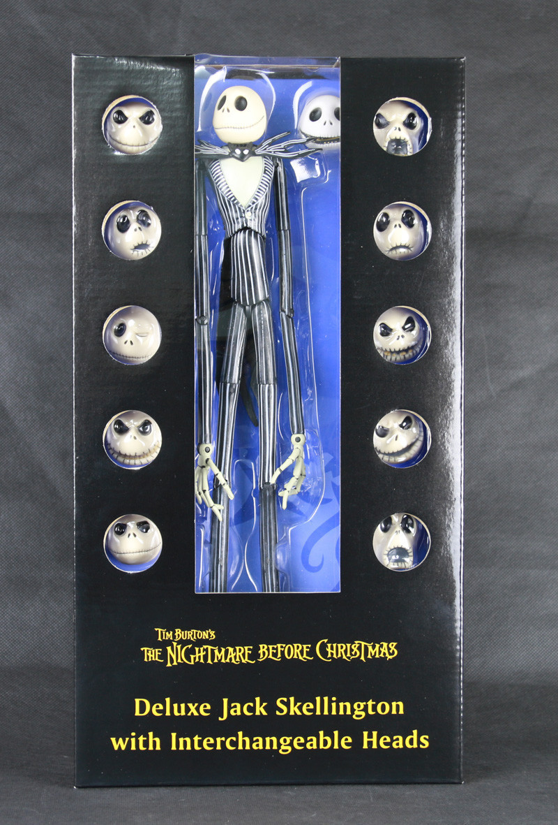 deluxe jack skellington with interchangeable heads