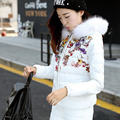 The new winter 2016 women down jacket suit bag mail plus four sizes of cultivate one