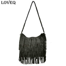 New 2015 Fashion Shoulder Bag Vintage Tassel Cross Body Bag Women Messenger Bags Popular Handbag Handbags