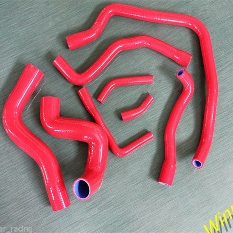  Car Parts Winner Racing Radiator Ancillary Silicone Hose Red For BMW E34 530I 87 91