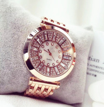 2016 brand Fashion Women Watches High Quality Austrian Diamond Women Rhinestone Watches, Rose Gold Woman Lady Dress Watch Clocks