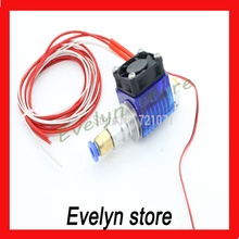 3D Printer J-head Hotend with Single Cooling Fan for 1.75mm/3.0mm Direct Filament Wade Extruder 0.2mm/0.3mm/0.4mm Nozzle