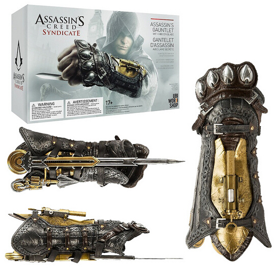 Hot ! NEW Assassins Creed Syndicate 1 to 1 Pirate Hidden Blade Edward Kenway Cosplay New without box toy Christmas gift K320