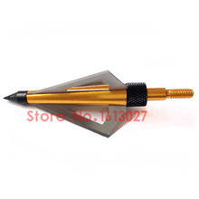 24pcs hunting 7 6mm OD and 30inch length aluminum compound bow arrow matches 24pcs 125GR gold